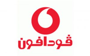 Vodafone logo in Arabic